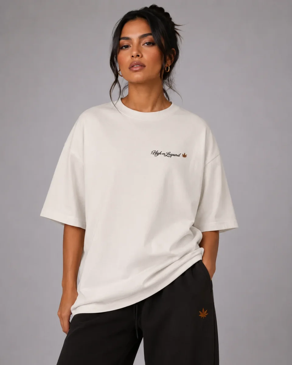 HIGH ON LEOPARD- Oversized Shirt – Bild 2